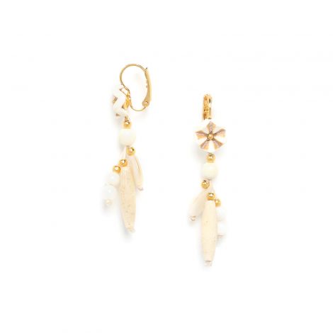 star top earrings "Ivory"