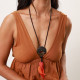 long necklace "Poisson rouge" - Nature Bijoux