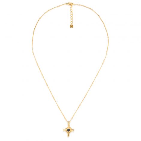 BYZANCE cross pendant necklace