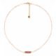 BAHIA short necklace red jasper - 