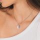 MANTRA HARMONY medallion necklace peach - Olivolga Bijoux