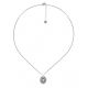 MANTRA HARMONY medallion necklace peach - Olivolga Bijoux
