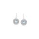 MANTRA LOVE creoles earrings blue - Olivolga Bijoux