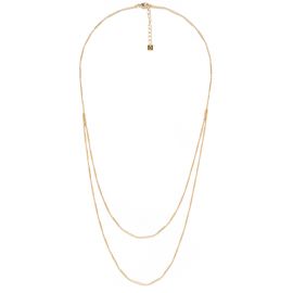 TREMA 2-layered chain necklace - Olivolga Bijoux