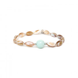 stretch bracelet with amazonite ball "Bille" - Nature Bijoux