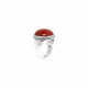 56 red jasper ring "Anneaux" - 