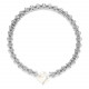 collier chaine plate fermoir nacre blanche "Unchain" - Ori Tao