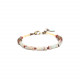 bracelet jaspe et perles de culture "Sweet amber" - Nature Bijoux