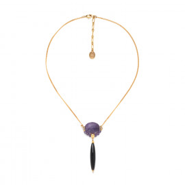 simple necklace "Purple rain" - Nature Bijoux