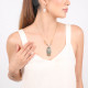 collier pendentif Nacre émaille grand modèle "Calypso" - Franck Herval