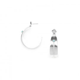 XL creoles earrings "Turquesa" - Ori Tao