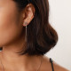 post earrings with tassel "Tazarine" - Ori Tao