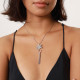 short necklace with pendant "Tazarine" - Ori Tao