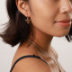 small golden french hook earrings "Urban tribe" - Ori Tao