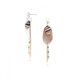 chain tassel earrings "Barbade" - Nature Bijoux