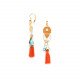 dangles on ring earrings "Formentera" - 