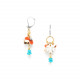 gypsy creole earrings "Formentera" - 