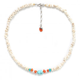 howlite necklace "Formentera" - Nature Bijoux