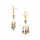 3 drop earrings "Karakorum" - Nature Bijoux