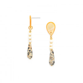 beads & drop earrings "Karakorum" - Nature Bijoux