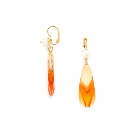 small drop earrings "Mandarine" - Nature Bijoux