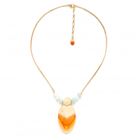 small pendant necklace "Mandarine"