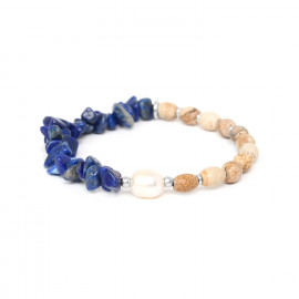 50/50 stretch bracelet "Nautika" - Nature Bijoux