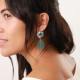 round paua top earrings "Mauna kai" - Nature Bijoux