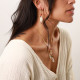 feather earrings "Raksha" - Nature Bijoux