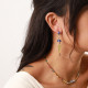 sword earrings "Raksha" - Nature Bijoux