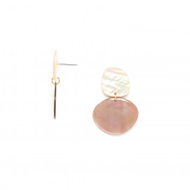 2 MOP earrings "Iles marquises" - Nature Bijoux