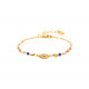 bracelet médaillon or "Alix" - 