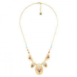 5 element plastron necklace "Serena" - 