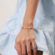 bracelet mousqueton chaîne double "Lovely" - Franck Herval