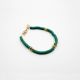 VANESSA green rubber bracelet - L'atelier des Dames