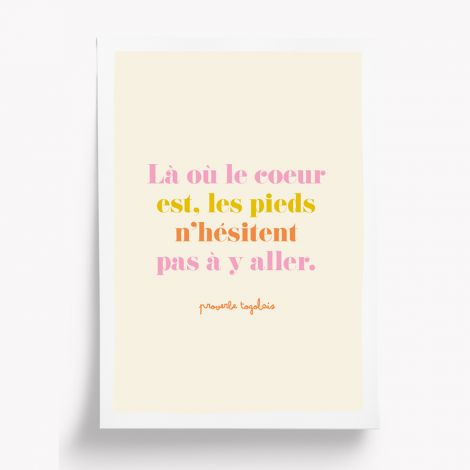 proverbe poster A4