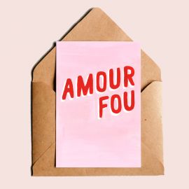 Post Card AMOUR FOUR - 