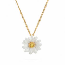 Flower Language daisy pendant necklace - Les Néréides