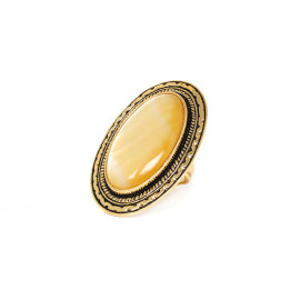 golden MOP ring "Anneaux" - 