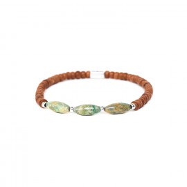 agate moss bracelet "Ganador" - Nature Bijoux