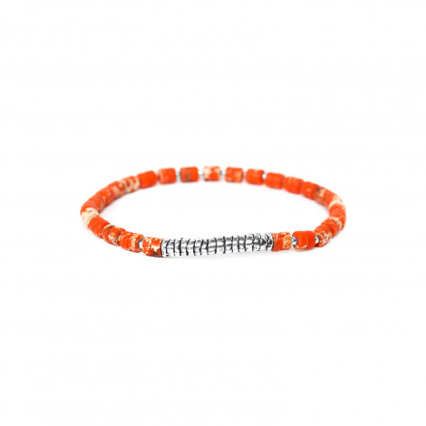orange japer bracelet "Puka"