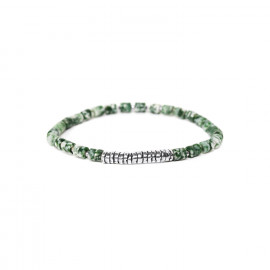 bracelet agate mousse "Puka" - Nature Bijoux