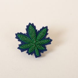 Brooch - Cannabis leaf - Macon & Lesquoy