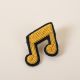 Brooch - Double Eighth note (S box) - 