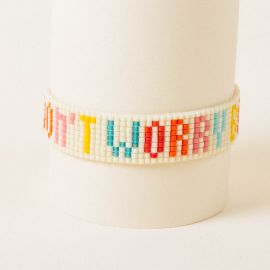 Don't worry be happy bracelet - 