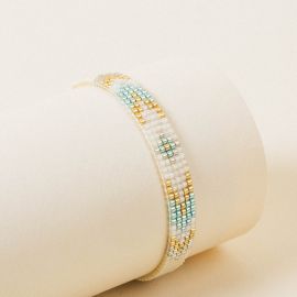 Bracelet PEEKYS XS turquoise et blanc - 