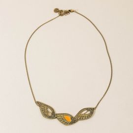 Short necklace DOUCE PLUME - Amélie Blaise