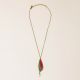 PETALES red short necklace - Amélie Blaise