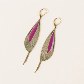 PETALES purple earrings - Amélie Blaise