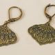 DIGITALE bronze metal hook earrings - Amélie Blaise